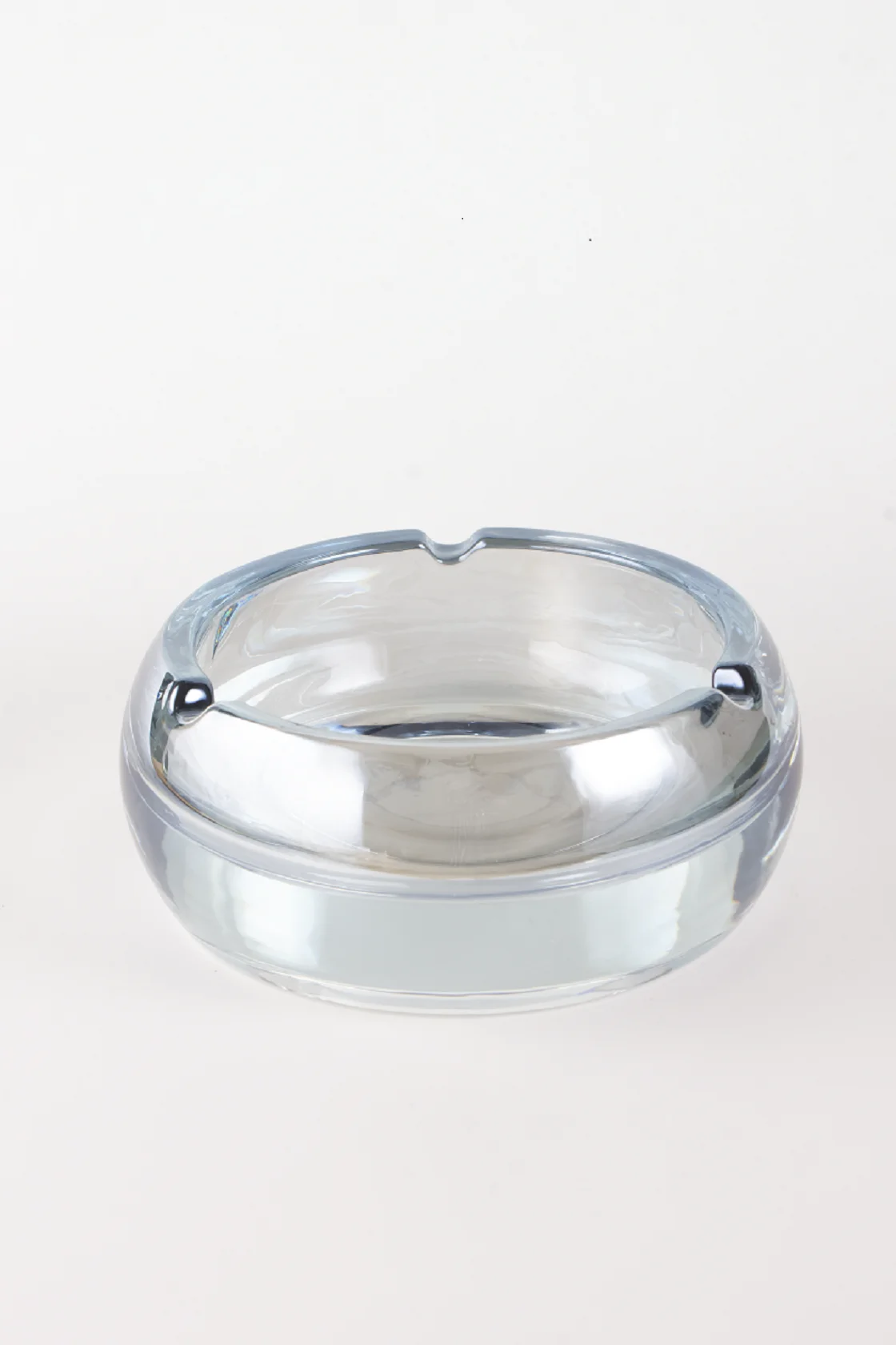 Factory Supply Stock Round Ashtray With Custom Logo Custom Large Size Cigar Accessories Tobacco Smoking Glass Ashtray