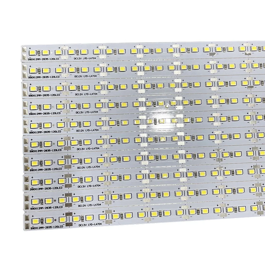 12v 24V smd 2835 120d полка шкафа дисплея светодиодная жесткая световая лента