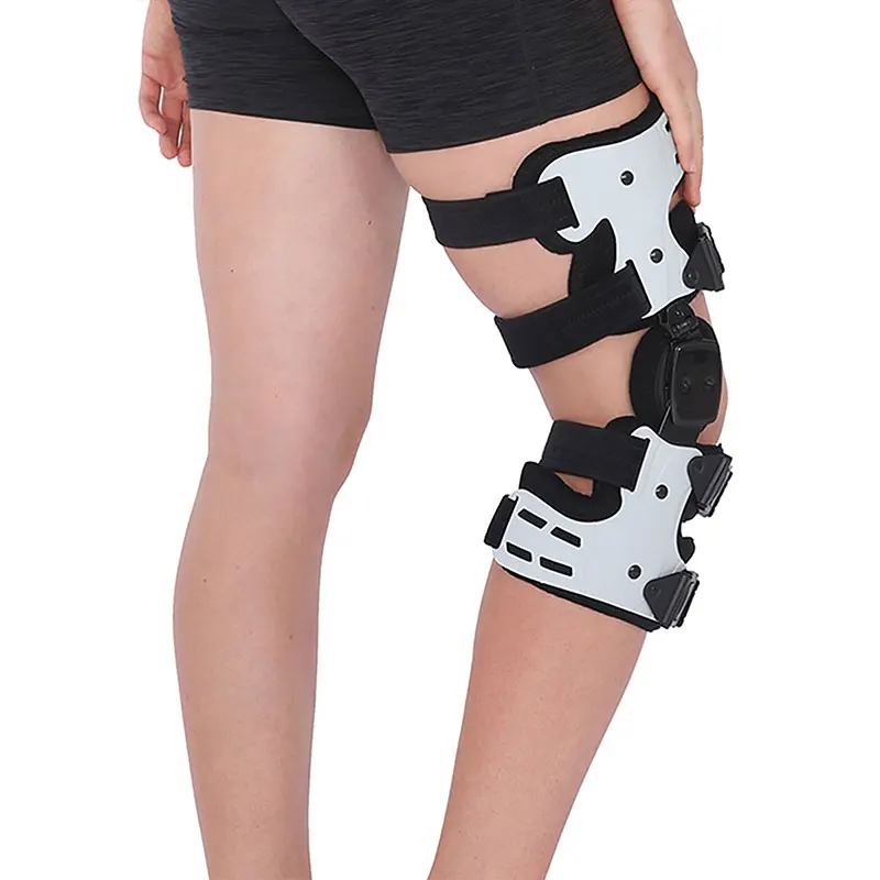 Jhot Sale TJ-KM012 Compression Neoprene Protector Professional Orthopedic OA Strap Hinge Knee Adults Nylon Plastic Knee Pads