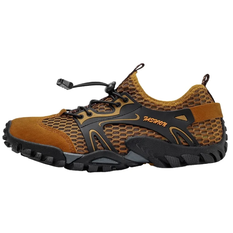 Спортивная обувь для профессионального производства, мужская кожаная ударопрочная летняя походная обувь из углеродного волокна