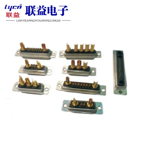 Db9 Db15 Db25 9 15 25 29 36 44 Pin D-SUB connector Male Female cable socket plug 9 Pin 2 rows gold-plated RS232 VGA connector