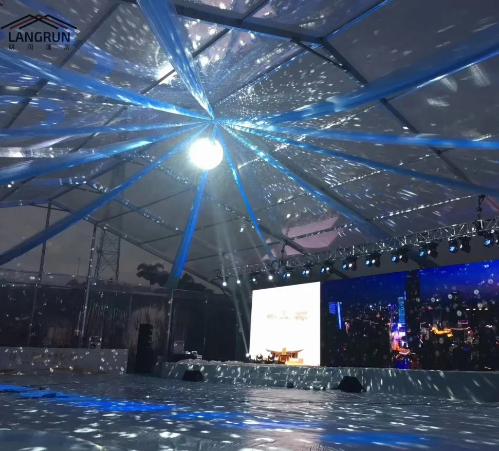 20x40 Waterproof Clear Roof Wedding Venue Marquee Tent Aluminum Frame Event Tents For Sale