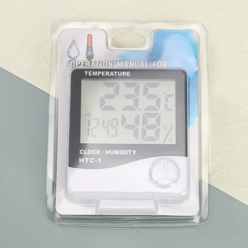 Indoor Room LCD Electronic Temperature Humidity Meter Weather Station Digital Thermometer Hygrometer