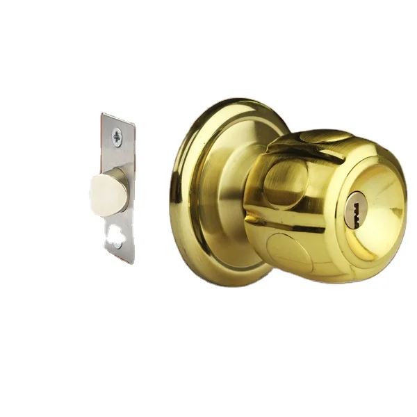 Easy to install Ten brand Chinese style sliding door locks for wooden doors Aluminium Alloy knob door lock