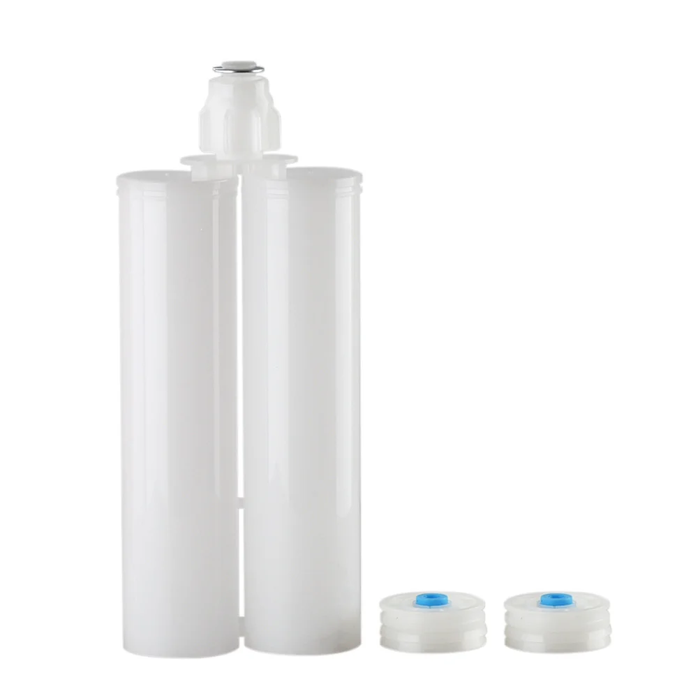 Disposable Dual Glue Cartridge Supplier AB Epoxy Gun Cartridge 400ml 1:1