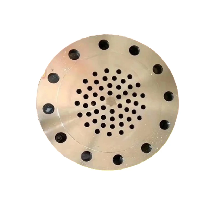 China Manufacturers Customized Stainless Steel Tube Condenser Pipe Plate Flange Ss304 316 Non Standard Large Diameter Tube Sheet