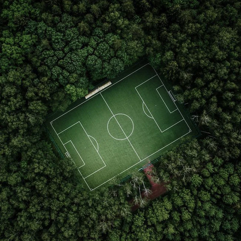 50mm Premium Artificial Grass Synthetic Lawn Turf Outdoor Artificial Turf For Soccer Field