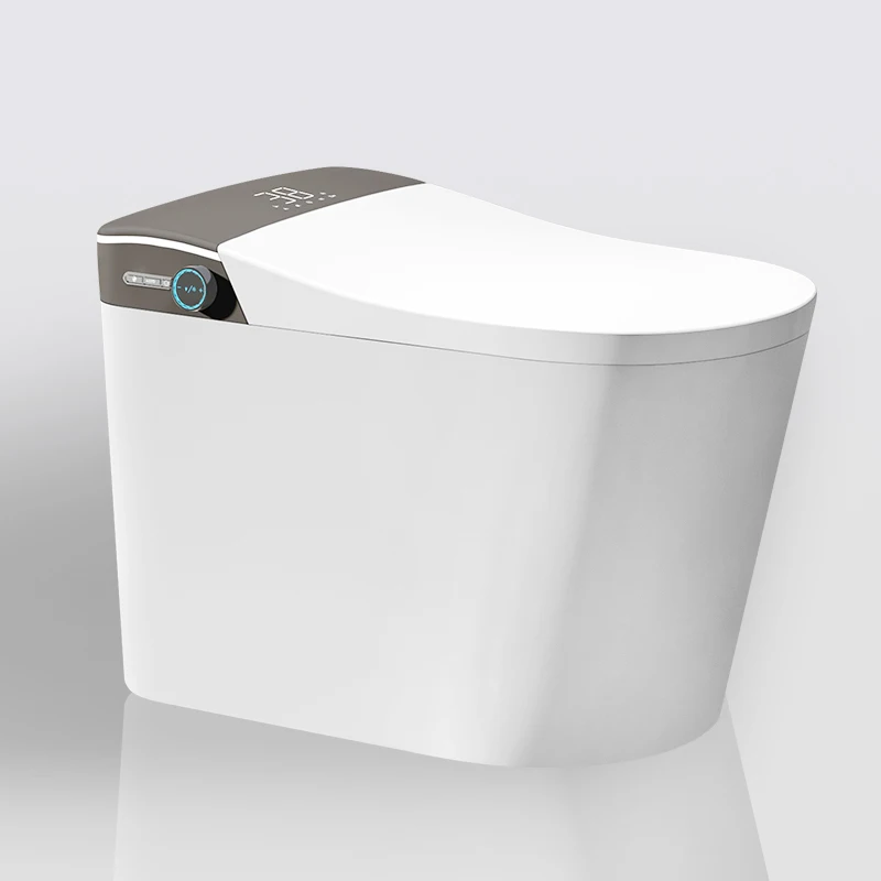 Automatic Water Spray One Piece Auto Flush Smart Toilet Luxury Bathroom Ceramic Wc Intelligent Smart Toilet Bidet