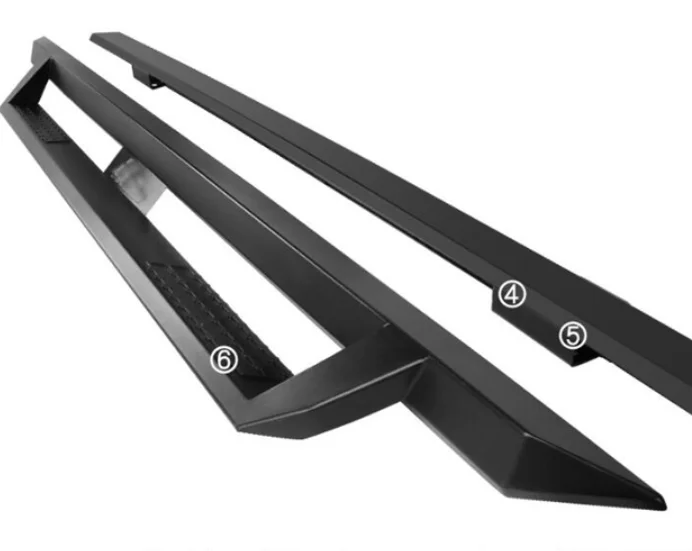 Factory direct sale aluminum auto exterior accessories car running board for Doge Ram 1500