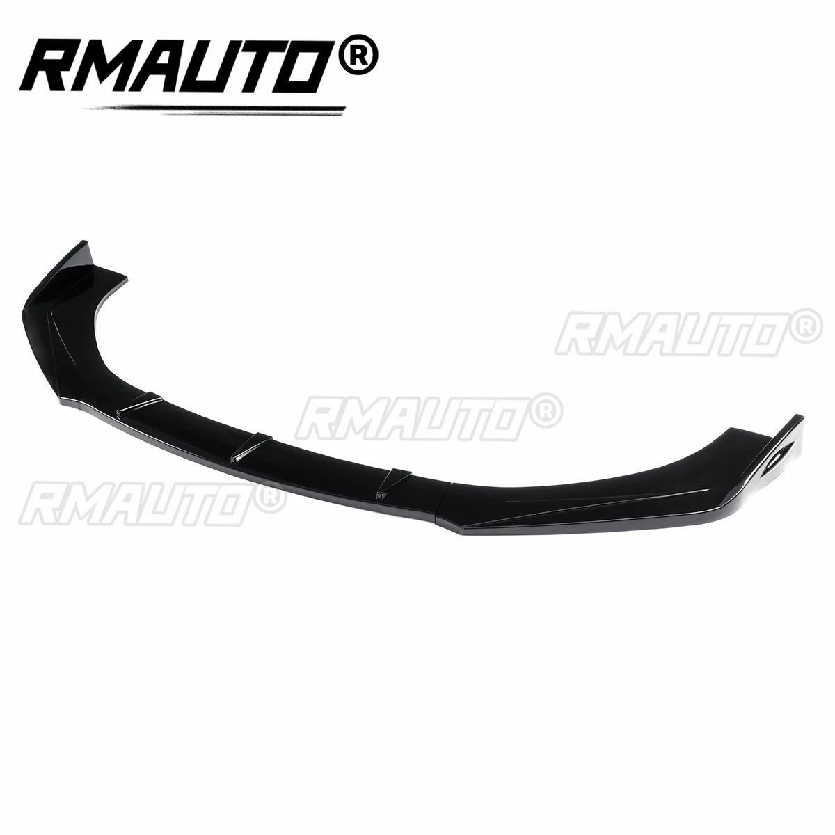RMAUTO Carbon Fiber Car Front Bumper Splitter Lip Body Kit Spoiler Diffuser Protector Exterior Parts For Audi TT RS 2004-2019