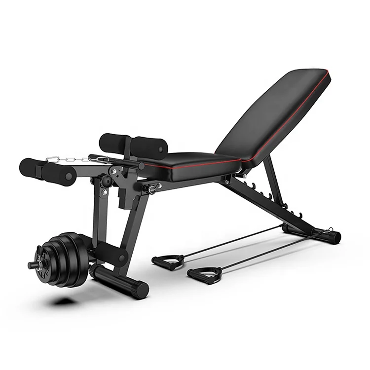 High Quality Hyper Ab Adjustable Height Gym Weight Bench Whole Body Fit  Nordic Folding Mini Multifunction Weight Flat Bench