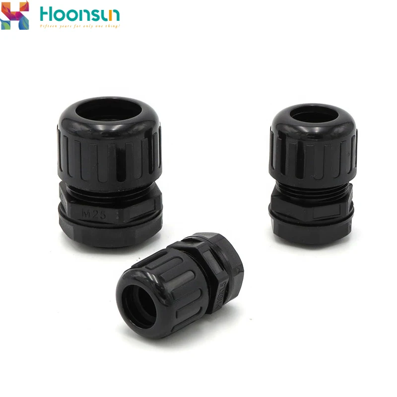 wholesale nylon flexible pipe fitting nylon powerful watertight corrugated hose fitting hose joint