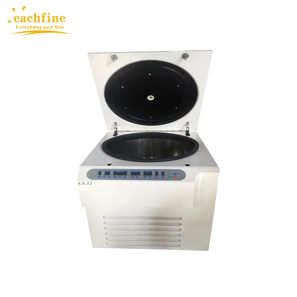 Laboratory High speed resolution LCD touch screen floor standing efficient large capacity refrigerated centrifuge
