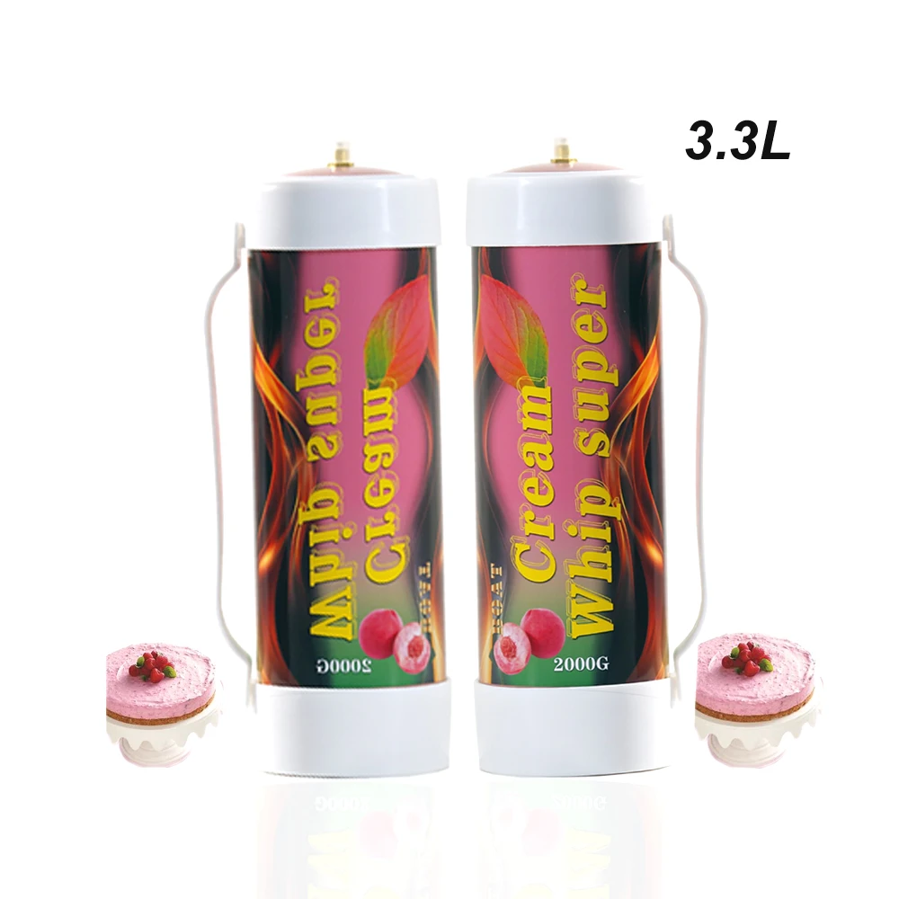 Thailand Customizable 3.3L Whipped Cream Cartridges Wholesale Herramientas Para Postre Outils Dessert Supplier Whipped Cream Gas