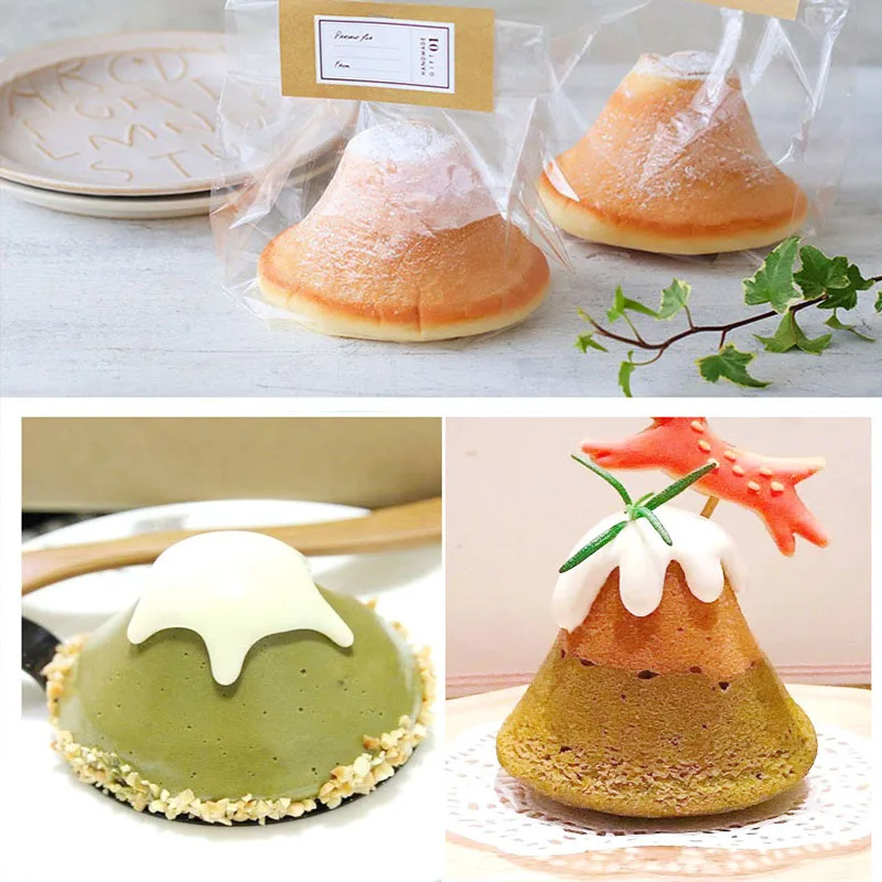 Baking mold Fuji mountain cake mold flame mountain pudding bread chiffon