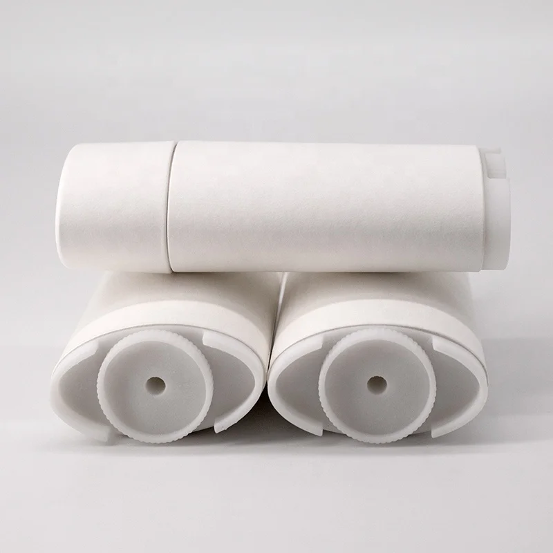 Перерабатываемый овальный контейнер для дезодоранта пустой из крафтовой бумаги цилиндрические коробки Овальный дезодорант масляного масла упаковка