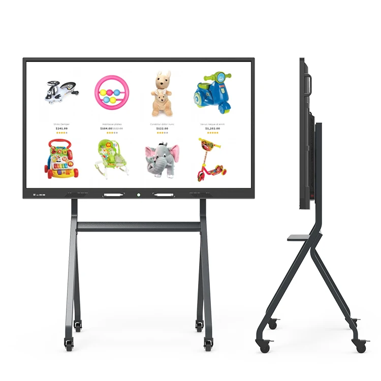 HUSHIDA Cheap Price Teaching Whiteboard 86 Inch Portable Interactive Whiteboard SDK TFT IR Multi Touch Screen 2 Years 50,000 Hrs