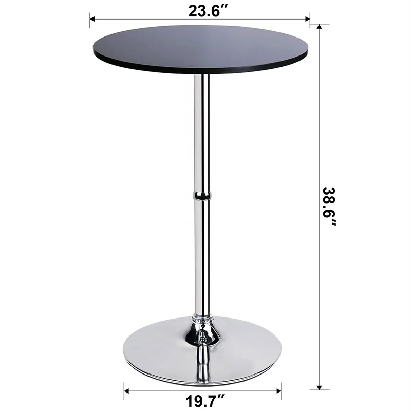 Wholesale High Quality Custom Home Bar Commercial Table Round High Bar Table High Table