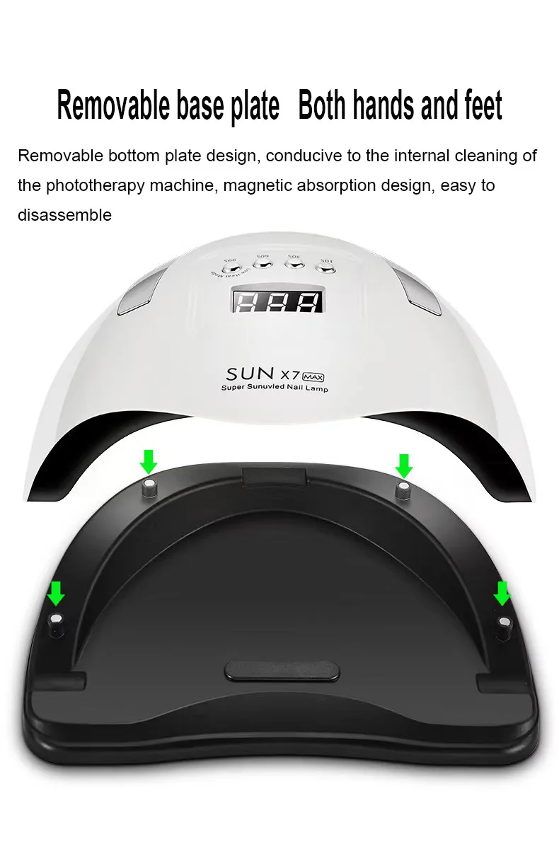 SUNX7 Max Led Nails Lamp Bling 180W  uvled Nail Lamp Portable Drying Machine Igel Nail Lamp