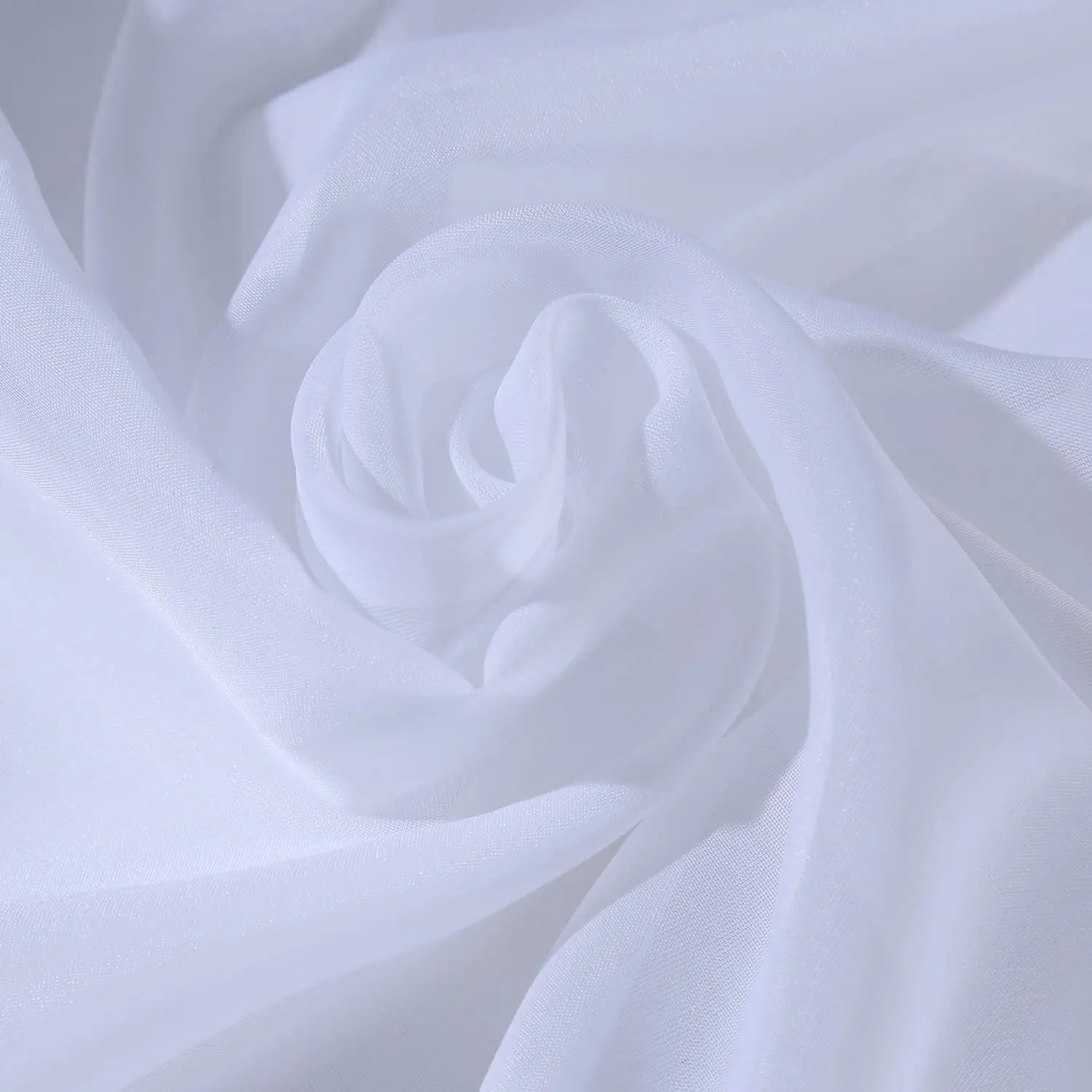 Доставка в США, оптовая продажа, белые прозрачные Занавески Из вуали с 2 панелями на французскую дверь для гостиной (2 панели)