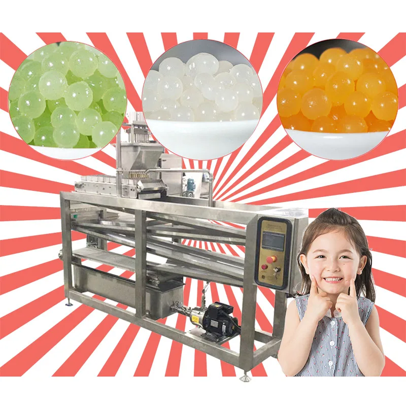 QH-400 Popping Boba Making Machine Ball Making Machines Popping Boba Pearls Maker Popping Boba Production Line