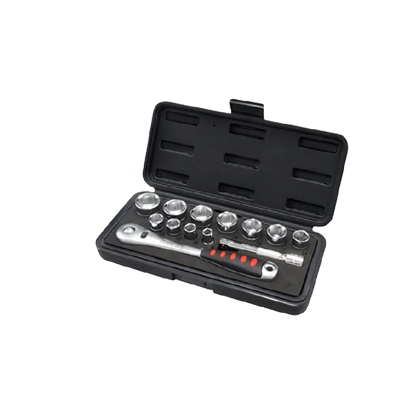 
Professional specification wrench socket set 3/8 DR Hand tool pieces case 8mm-24mm 