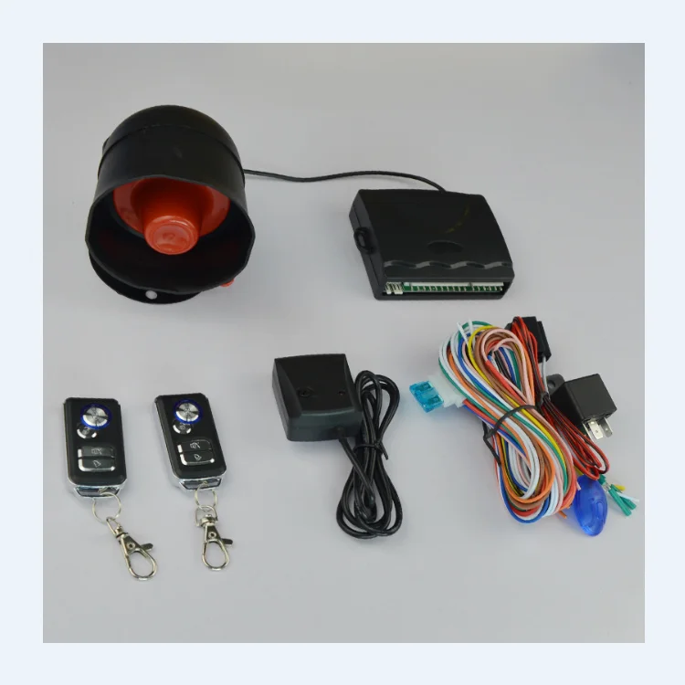 Car alarm system with horn and keyless entry vehicle anti-theft products general 12V
