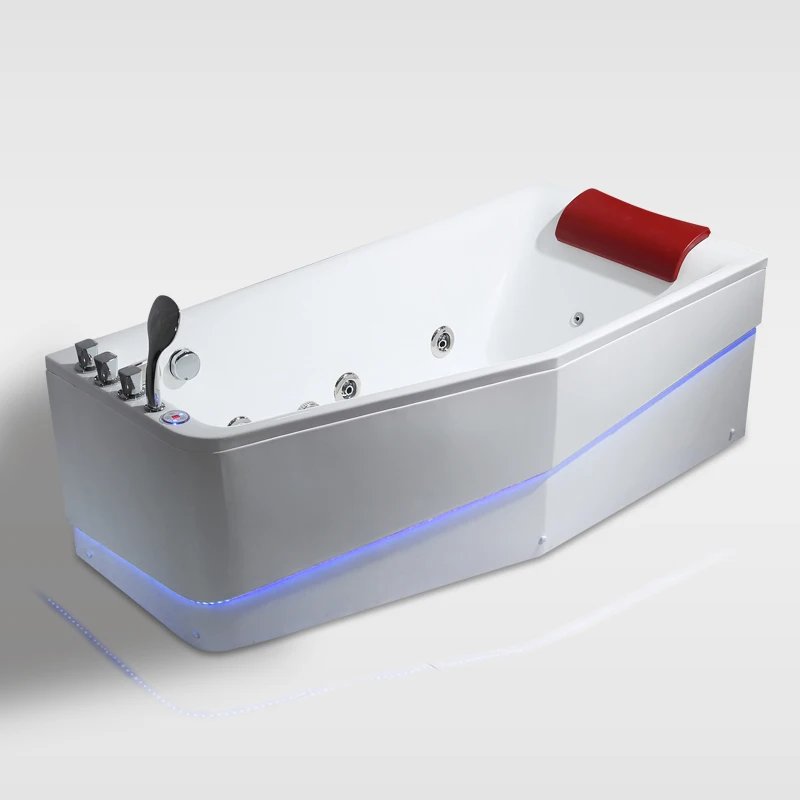 Luxury new design rectangle acrylic bathtub wholesale hot tubs