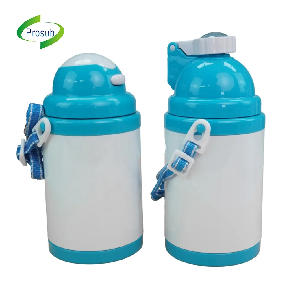 Prosub Diy Custom Straw Drink Children Bottle Sublimation Blank Kid Water Bottles