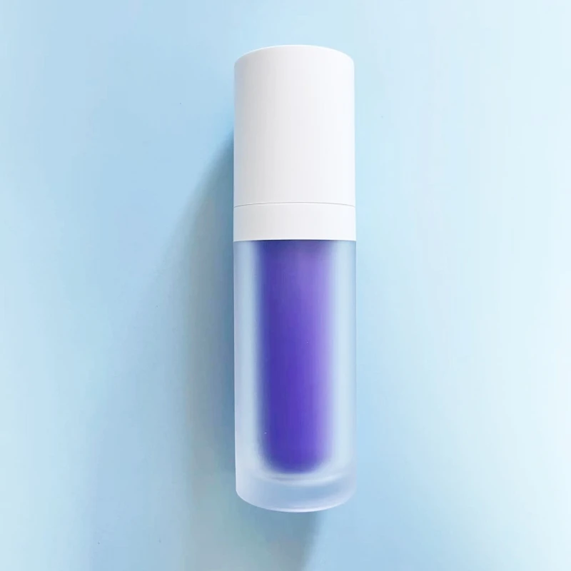 New Arrive Custom Logo 30ml Liquid Toothpaste V34 purple Colour Teeth Whitening Toothpaste