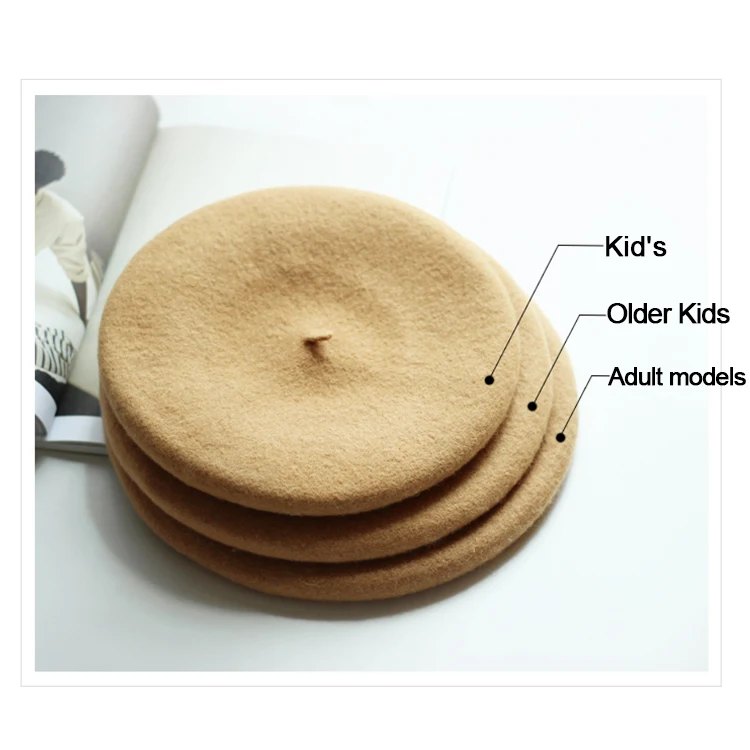 Orange beret fashion winter  soft beret