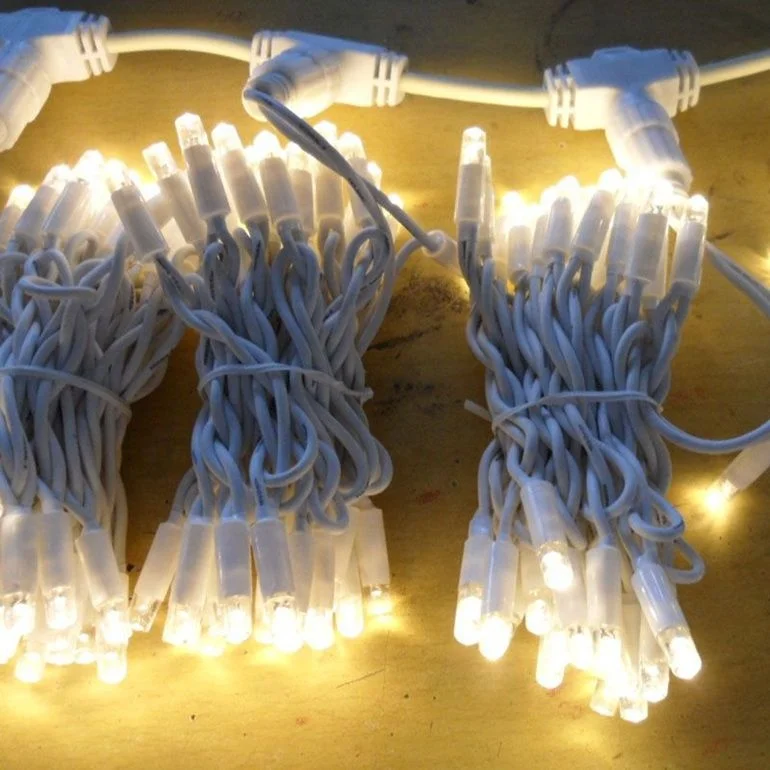 Waterproof IP65 outdoor rubber cable LED String light led fairy lights  Xmas string lighting