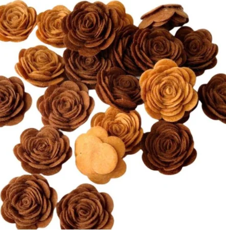 Handmade baby wool felt fabric flower decorate headband