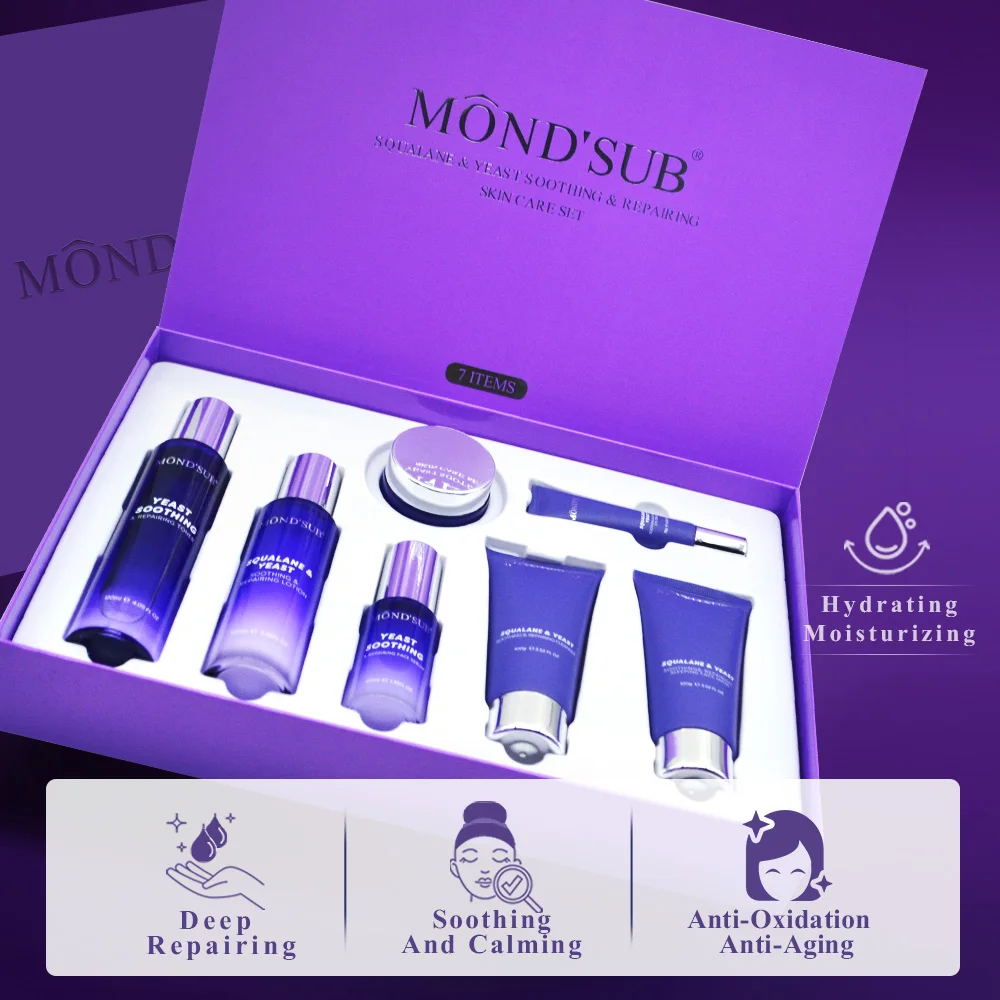 Korean Brightening Skincare Beauty Products Facial Kit Squalane Moisturizing Anti-aging Face Maintenance Skin Care Set