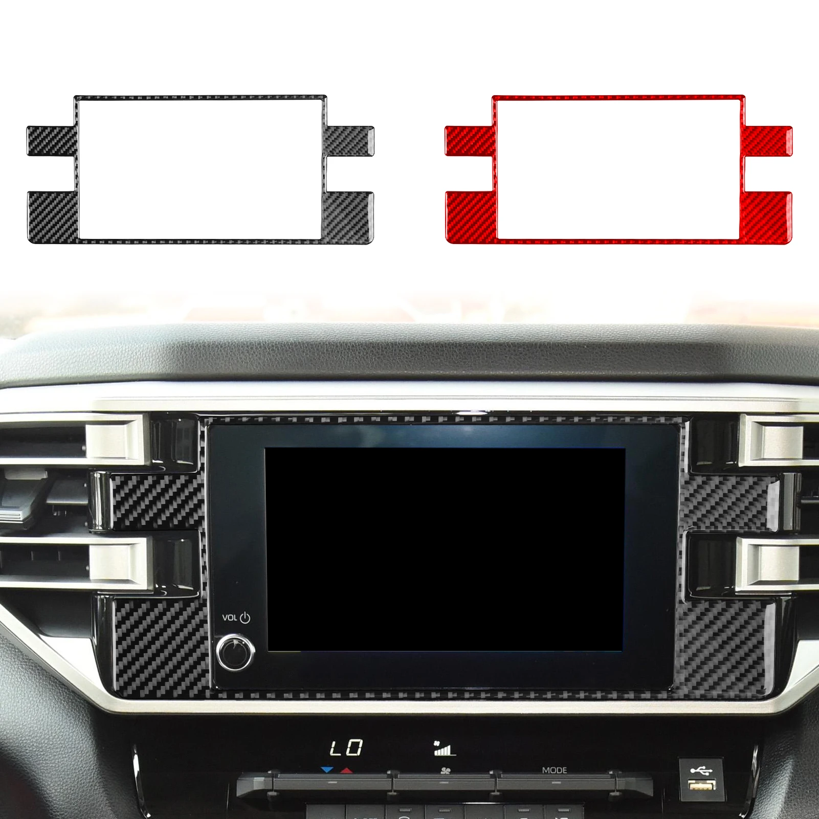 2022 2023 2024 Toyota Tundra Sequoia Carbon Fiber Sticker Luxury Design Carbon Fiber Car Styling Accessory Body Stickers