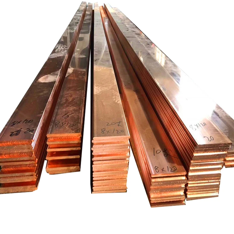 99.9% T1 T2 T3 T4 TU1 TU2 TUP TUMn pure copper flat bar price per kg