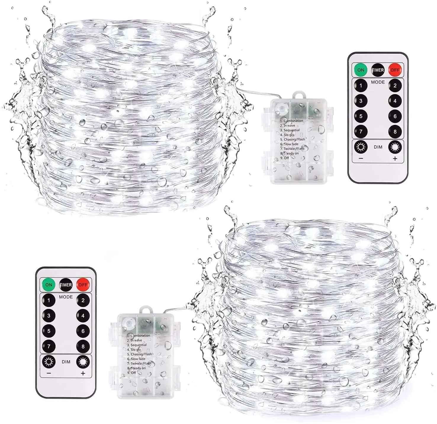 Battery Powered LED String Light star string fairy light Holiday Gift Wedding Christmas Decoration lights indoor