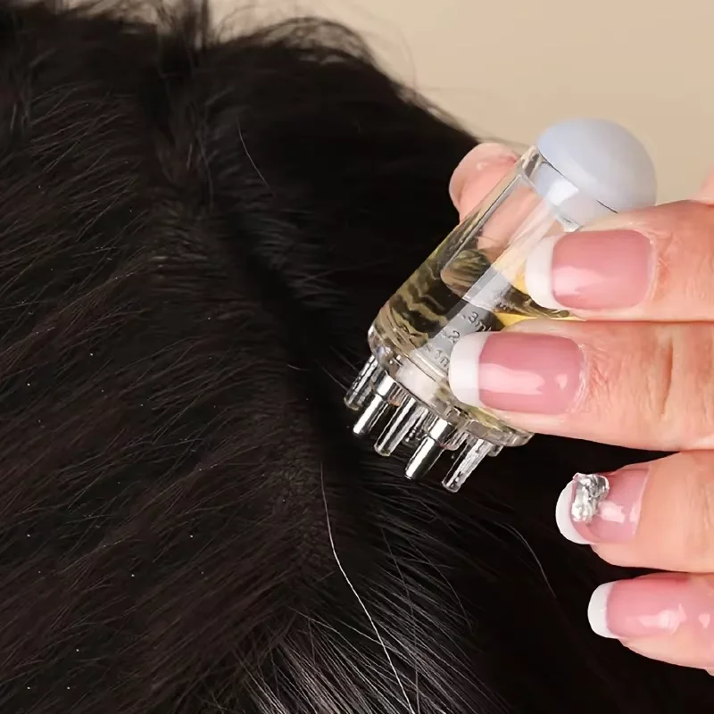 Hair Scalp Treatment Essential Oil Liquid Guiding Massager Scalp Applicator Liquid Comb