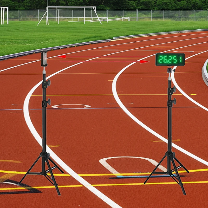 YIZHI LED Digital Racing Timer Large Electronic Countdown Race Wireless Laser Timer with Running Timing System Clock