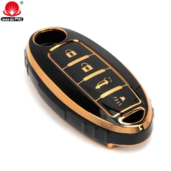 Soft And Waterproof Protective Case Smart Key 4 buttons TPU Key cover For Nissan Sunny/Sylphy/Murano
