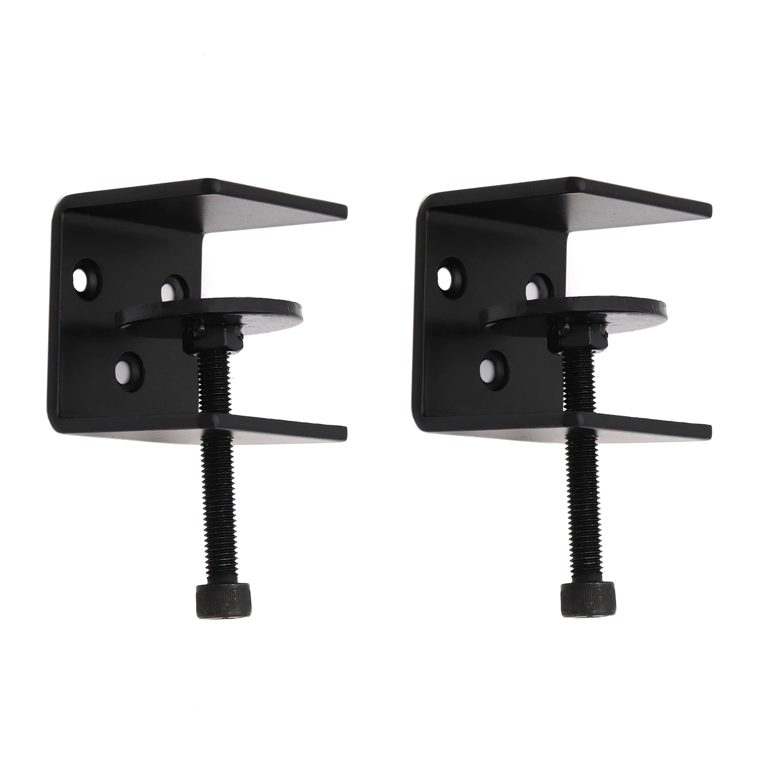 Clamp Metal U Bracket Support Iron Floating Wall Mounting Shelf Size Home Furniture Adjustable Table Desk Clamp Metal U Bracket