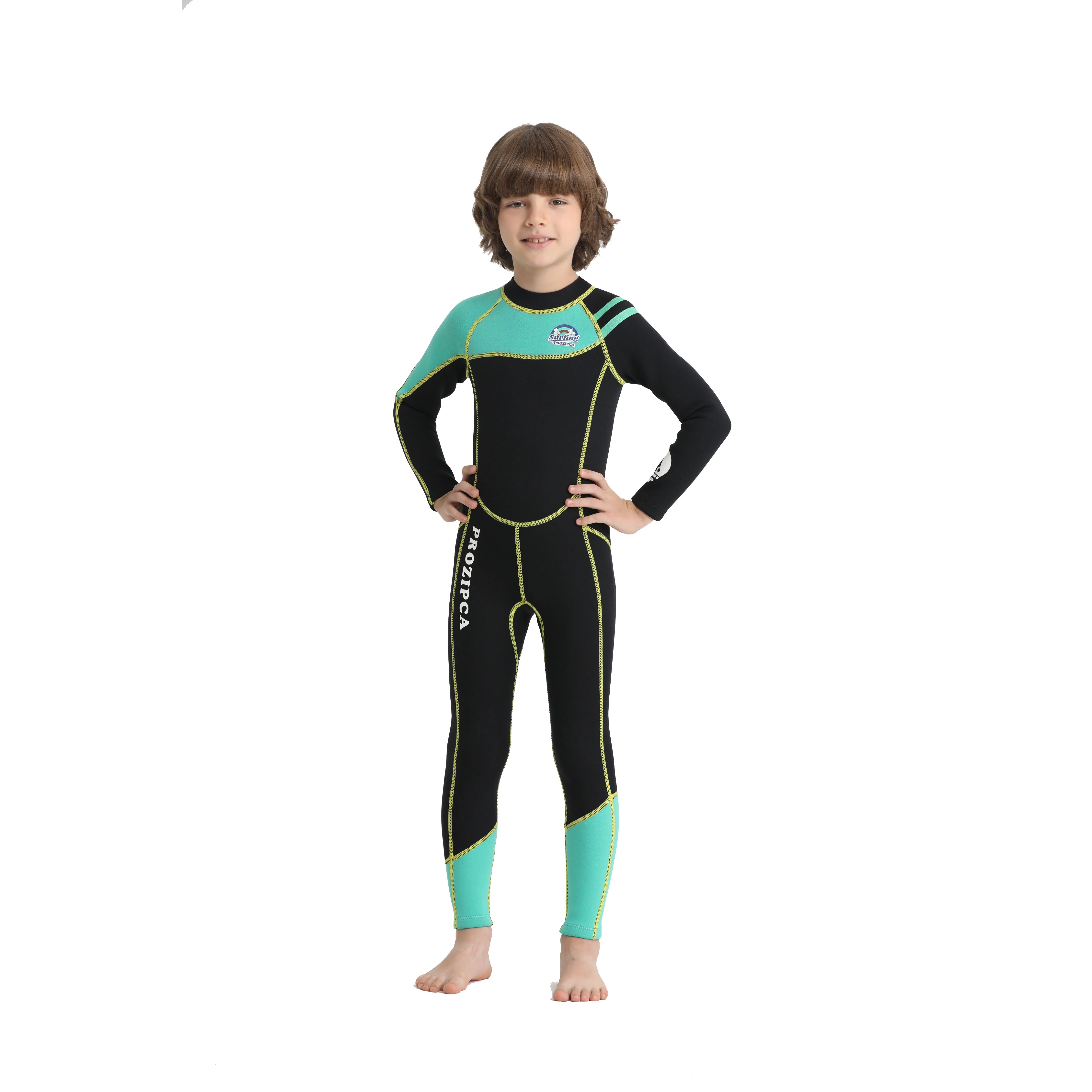 2024 3mm 5mm neoprene child swimsuit boys surf kids snorkel kids short wetsuit neoprene diving suits for children