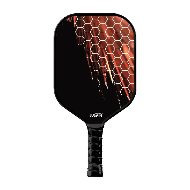 Customizable Cold Pressed Fiberglass Pickleball Paddle with Honeycomb Core for Beginners with Custom Logo