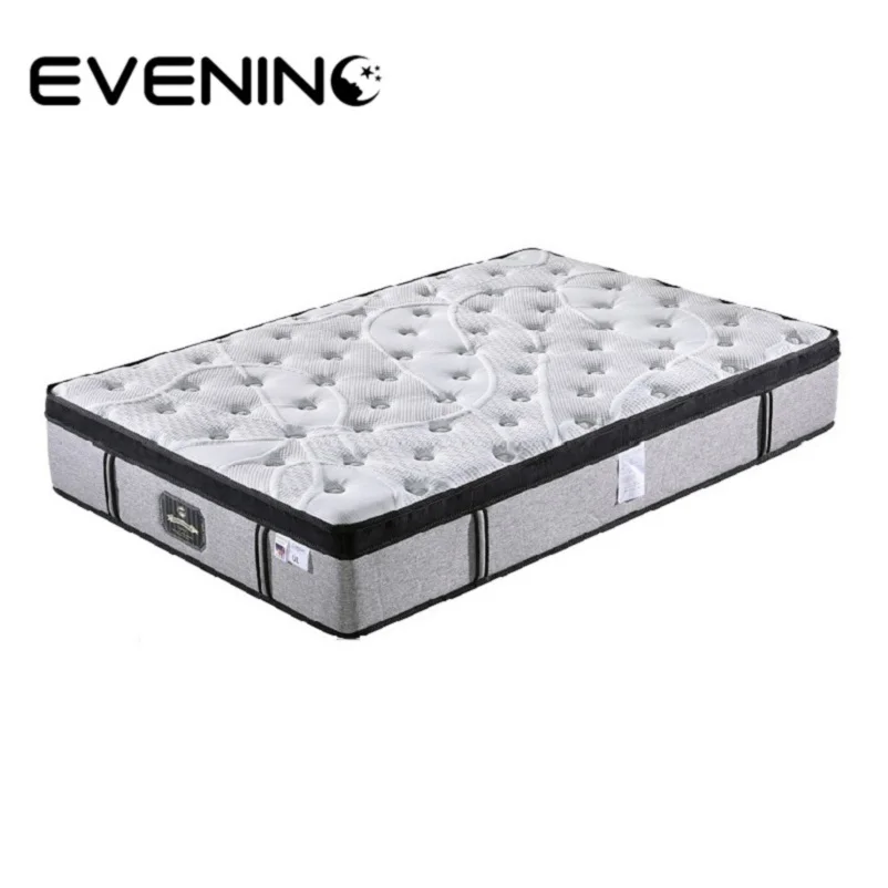 OEM high quality foam encasement royal queen single bed mattress