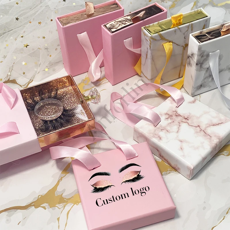 Custom lashbox packaging wholesale natural clear band fluffy false 20mm mink eyelash 3d full strip mink lashes vendors