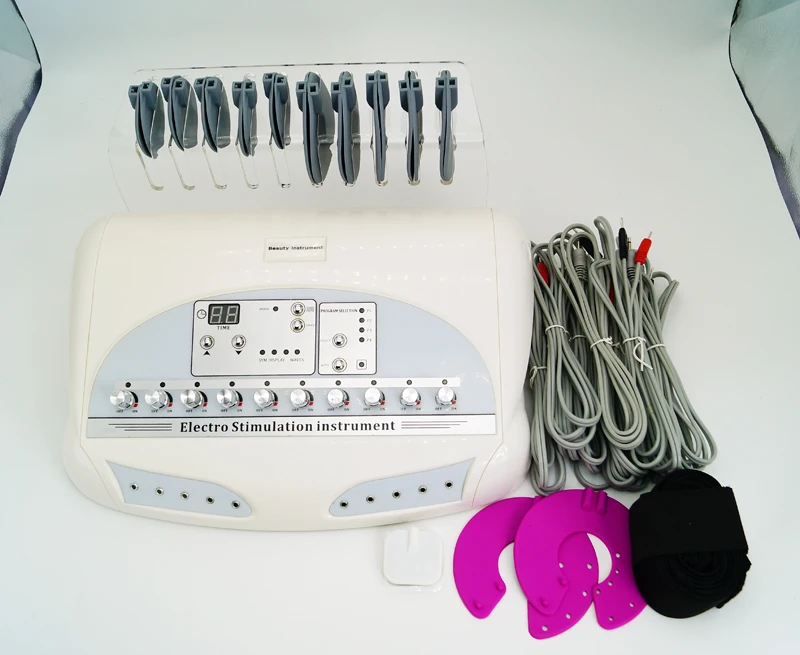 2022 Newest Microcurrent EMS Electric Muscle Stimulator Body Massager Weight Loss Electro Myostimulation Machine Desktop 35W