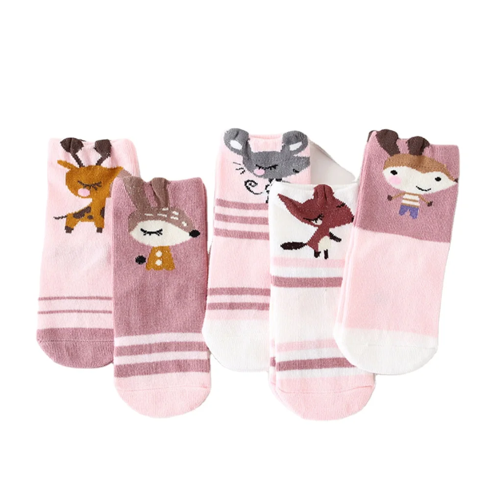Low Price Warm Multiple Color Three Dimensional Small Animal Cotton Children Boy Socks