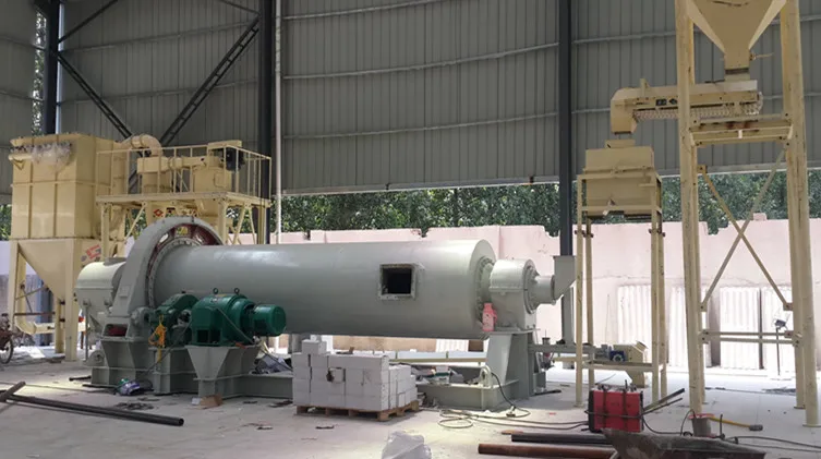 Quartz slab sand price processing line rotary ball mill with vibrating screen