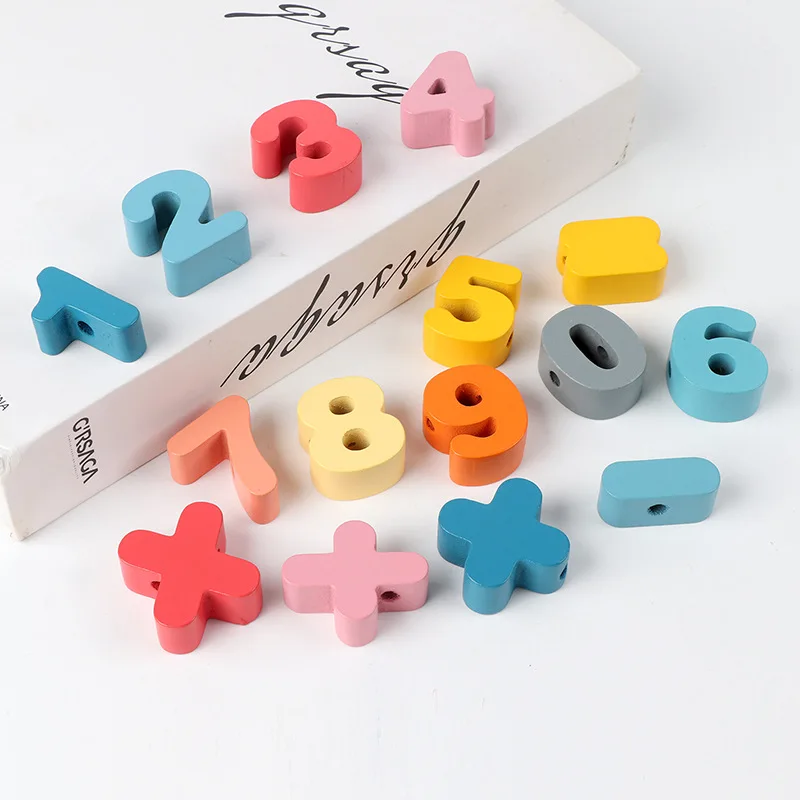Kids Number String Beads Games Toys Montessori Materials Educational Wooden Toys For Children Funny Math Toys Play Games