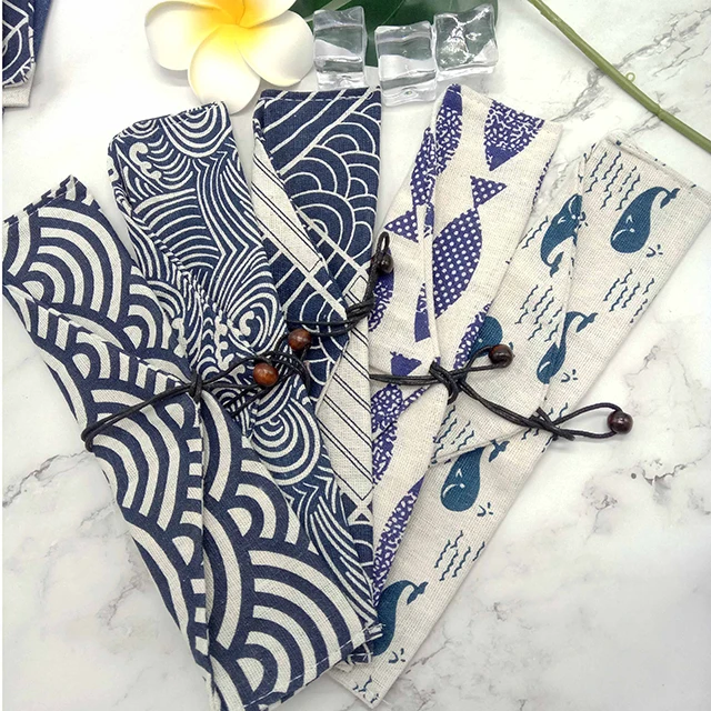
Wholesale Eco-Friendly Reusable Naturel Bamboo Travel Cutlery Set 